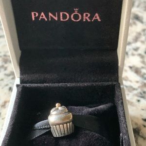 Authentic Pandora Cupcake Charm